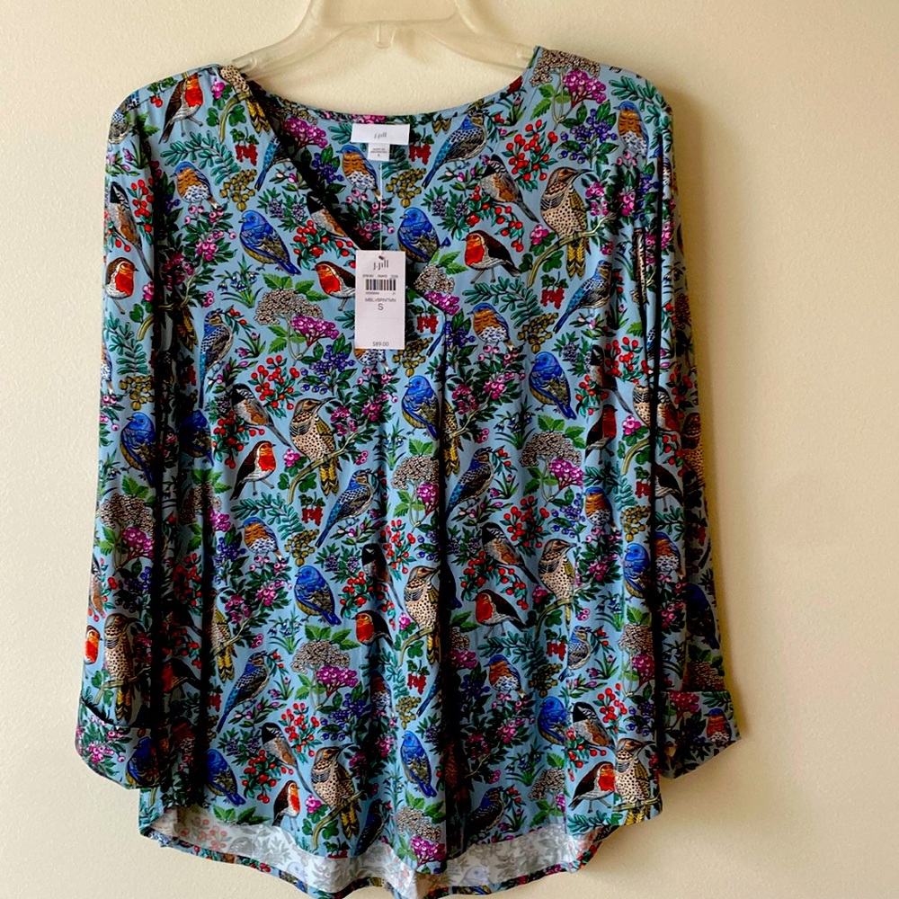 Stunningly rich colors and fabric blouse
